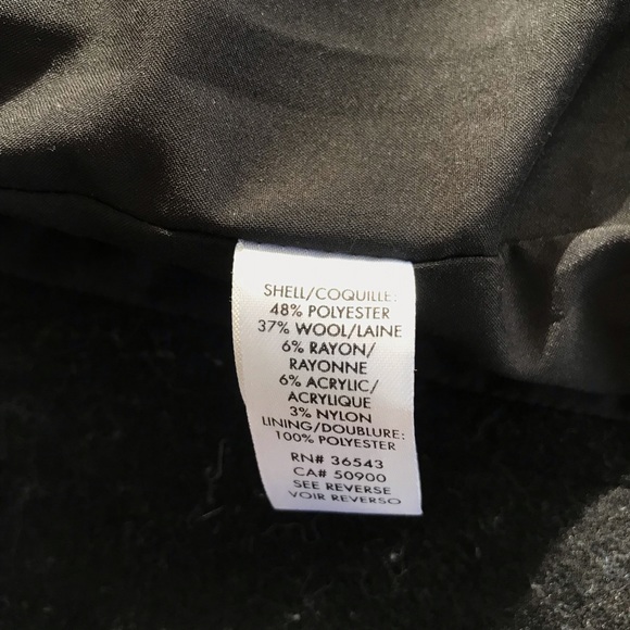 Wool blend coat jacket - Picture 8 of 8